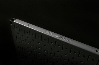 Signature Series Textured Matte Metal Pegboard Panel - Vertical 32in x 16in