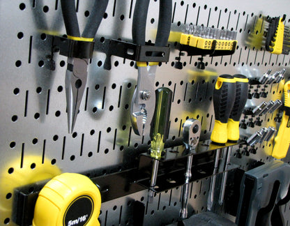 16in x 32in Horizontal Metal Pegboard Tool Board Panel