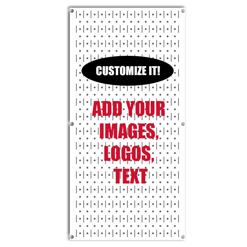 Upload Custom Logos to Metal Pegboards