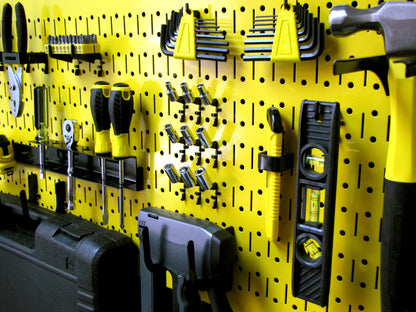 16in x 32in Horizontal Metal Pegboard Tool Board Panel