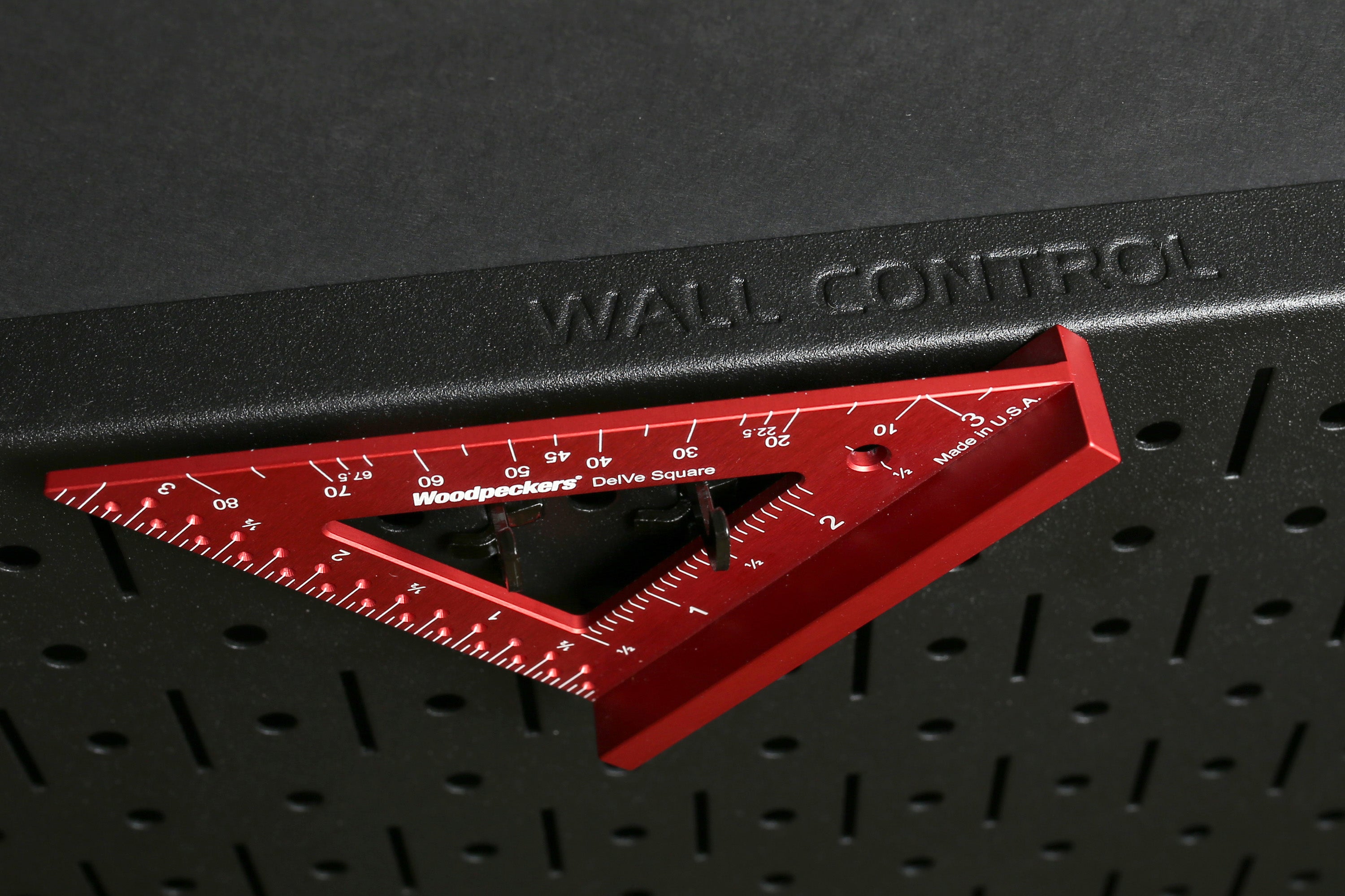Signature Series Textured Matte Metal Pegboard Panel - Vertical 32in x 16in