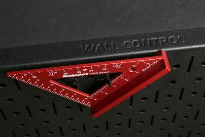 Signature Series Textured Matte Metal Pegboard Panel - Vertical 32in x 16in