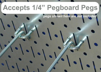 Heavy Duty Peg Hooks for Woodworking Tools