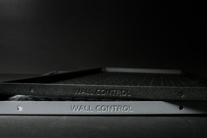 Wall Control Stealth Black and Gun Metal Grey Signature Series Pegboards
