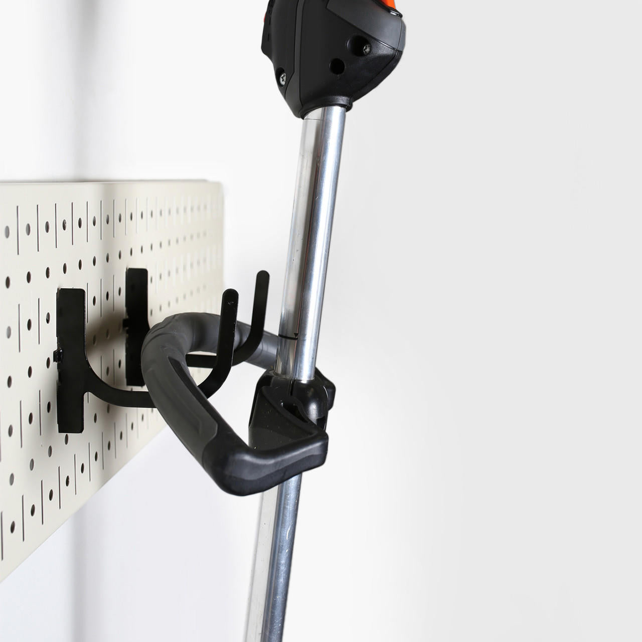 Pegboard for Storing and Hanging Weedeaters, Trimmers, Edgers and Lawn Equipment