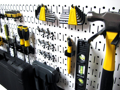 16in x 32in Horizontal Metal Pegboard Tool Board Panel