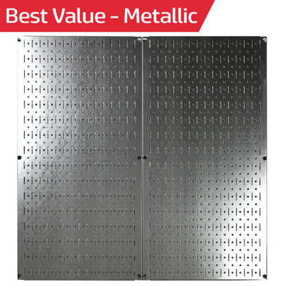 Best Seller Pegboard - Best Value Wall Control Galvanized Steel Peg Boards - Metallic