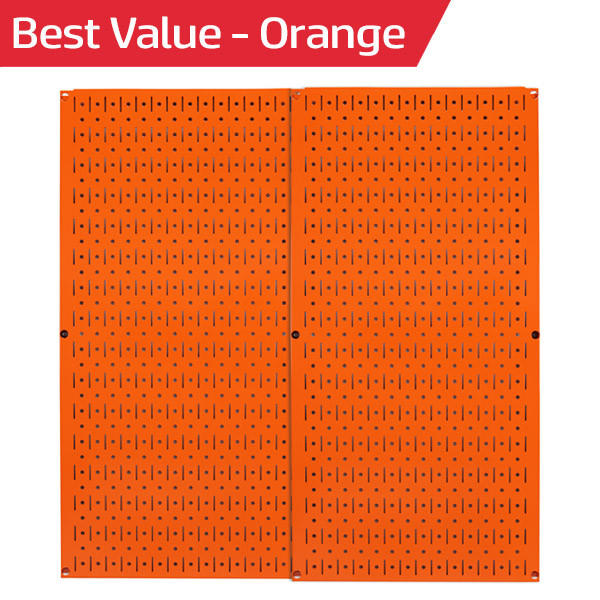 Best Value Orange Pegboard - Wall Control Orange Metal Peg Boards Best Seller