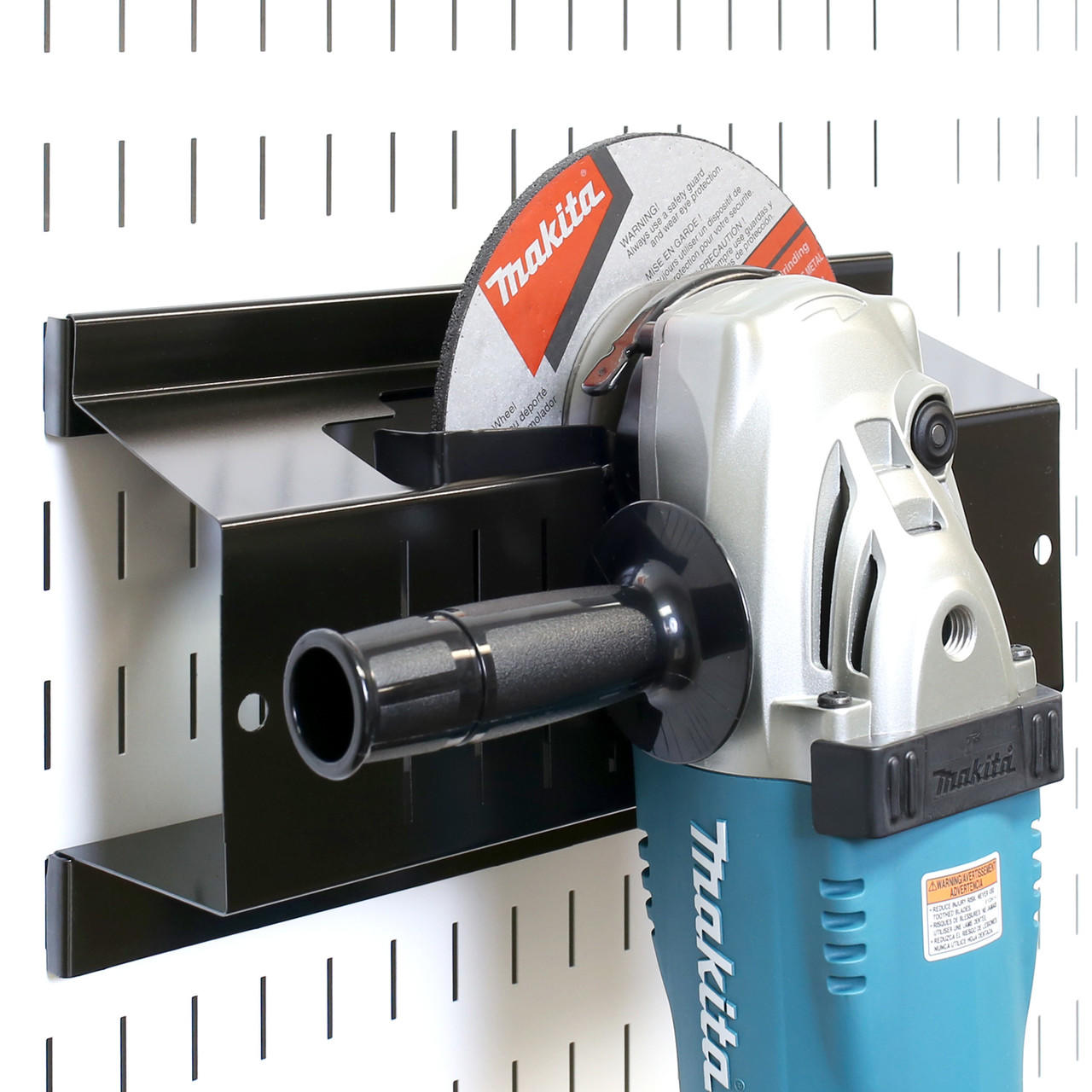 Angle Grinder Storage Rack Pegboard Organizer - 4-1/2" & 7" Angle Grinder Holders