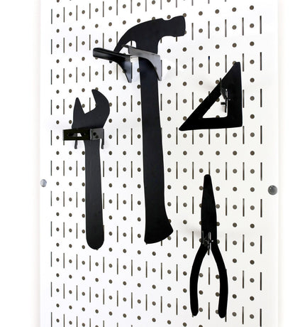 Tool Shape Stickers for Pegboard