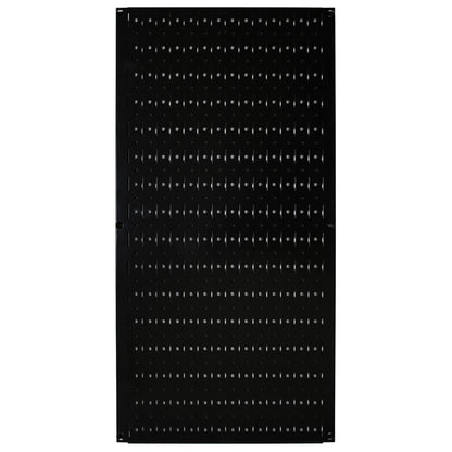 Black Wall Control Metal Peg Board