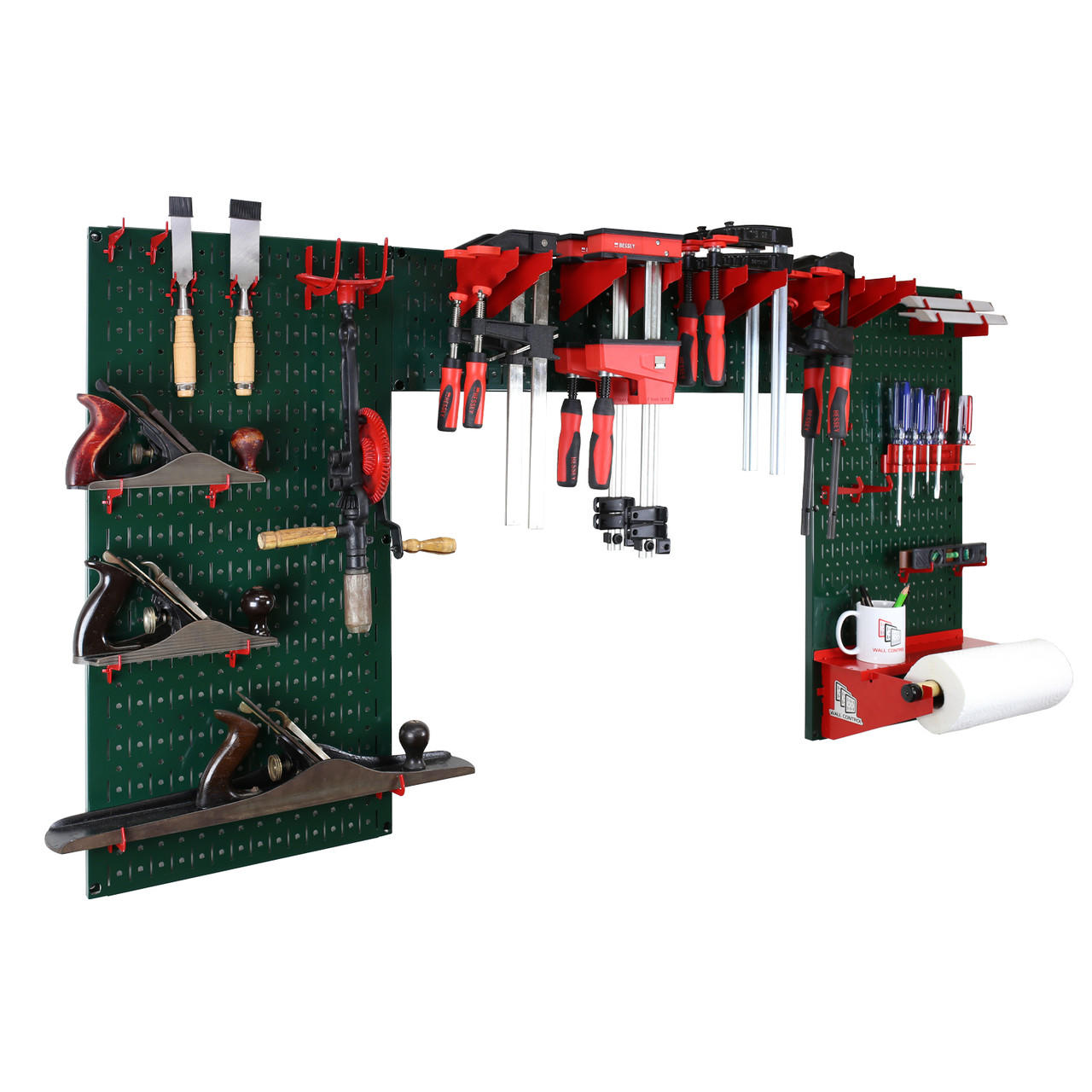 Woodworking Clamp Rack Set by Lazy Guy DIY for Woodworkers
