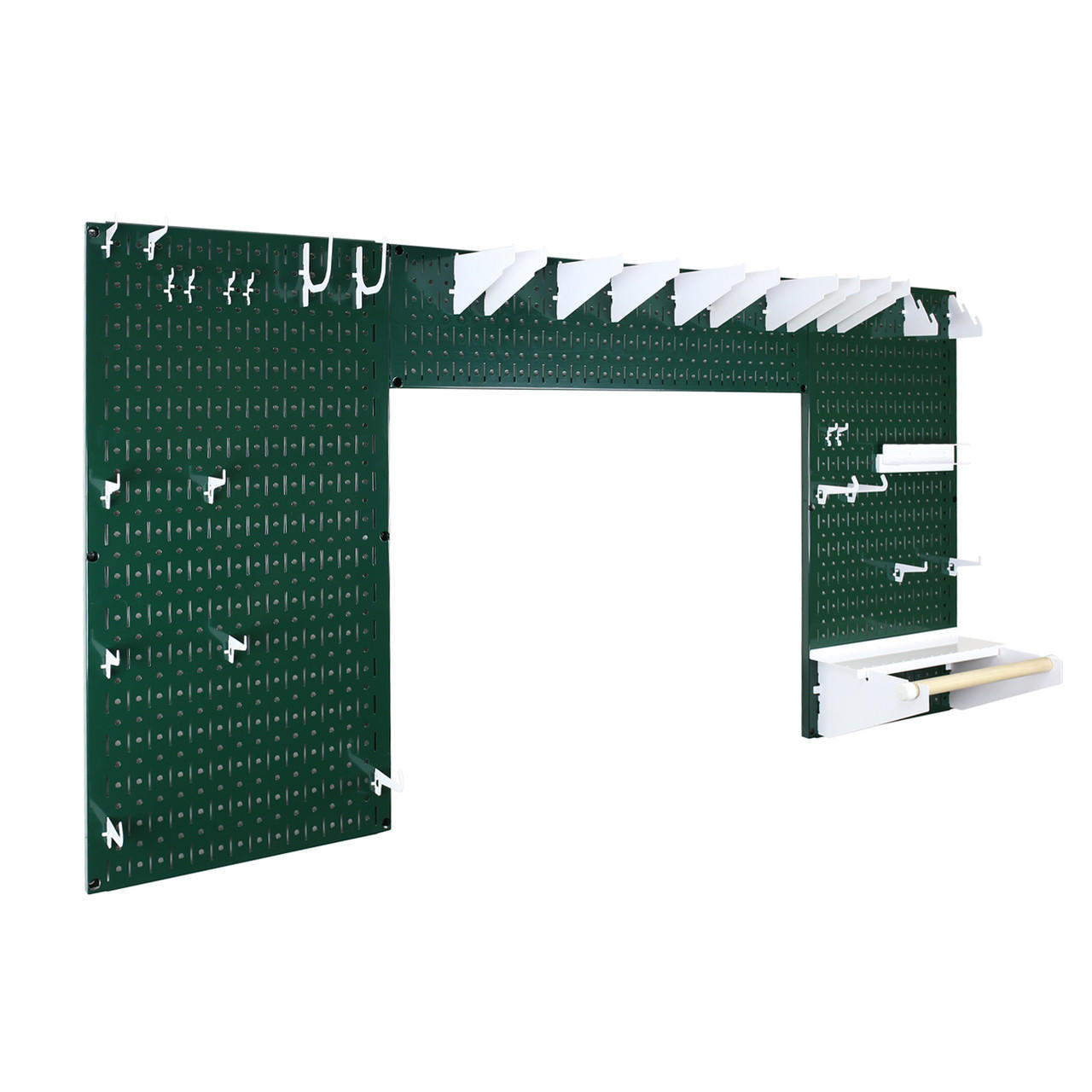 Green Steel Pegboard Tool Storage & Organization
