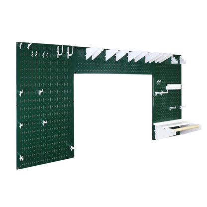 Green Steel Pegboard Tool Storage & Organization