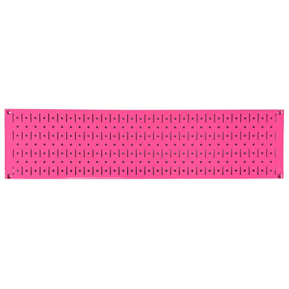 Pink Narrow Metal Pegboard