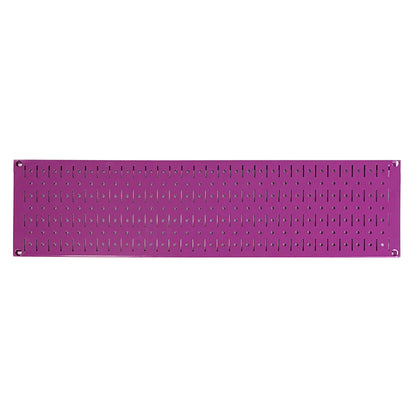 Purple Metal Pegboard for Narrow Spaces