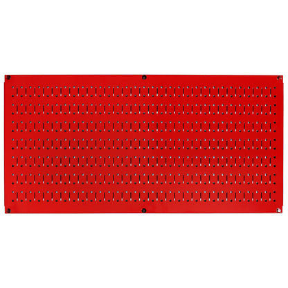 Wall Control Horizontal Red Pegboard