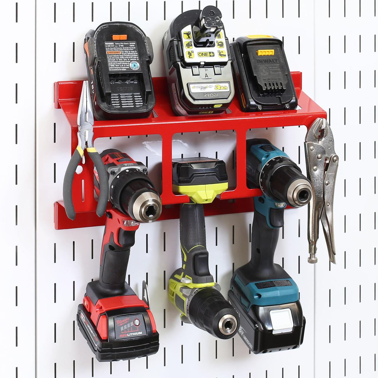 Pegboard Drill Wall Holder for All Drills