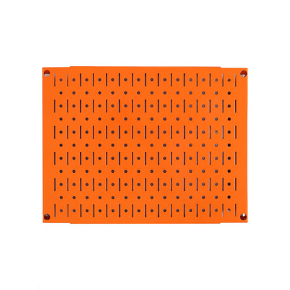 Small Peg Board Fun Size Orange Metal Peg Boards