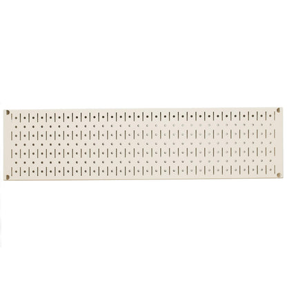 Tan Pegboard Beige Metal Pegboard Narrow Space