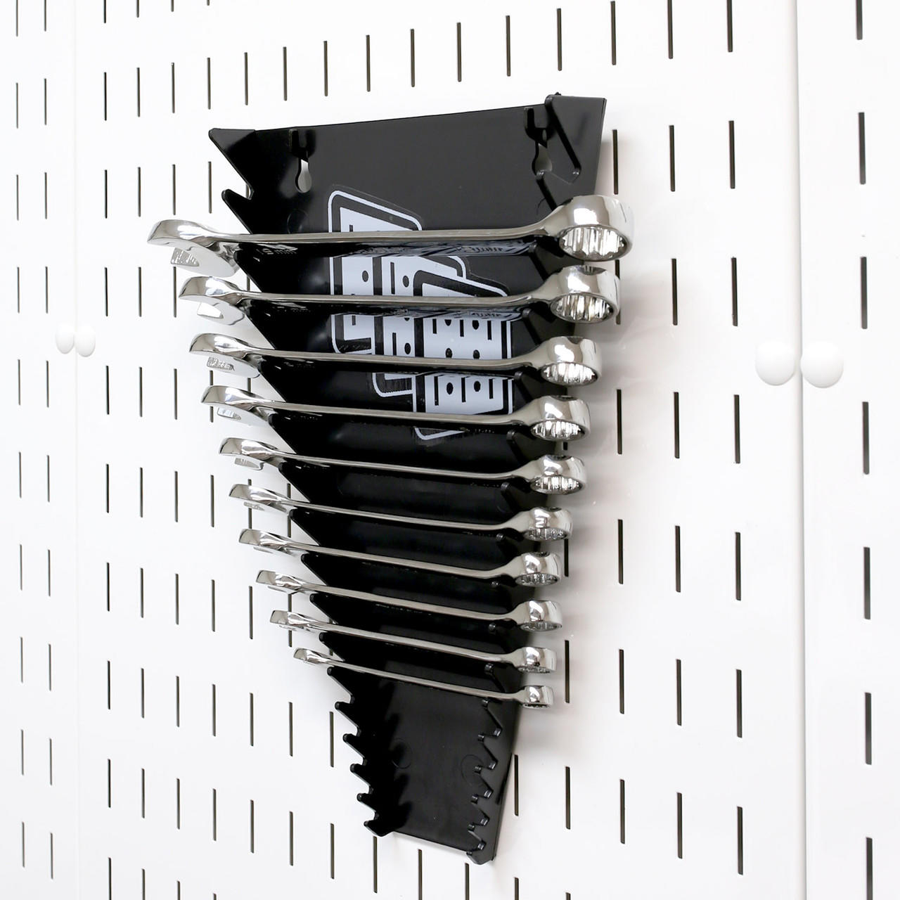 Hanging Wrench Holder on Peg Board