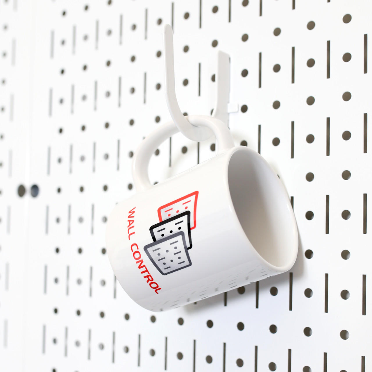 Wall Control Coffee Mug Pegboard Rack