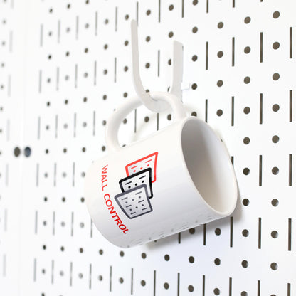Wall Control Coffee Mug Pegboard Rack