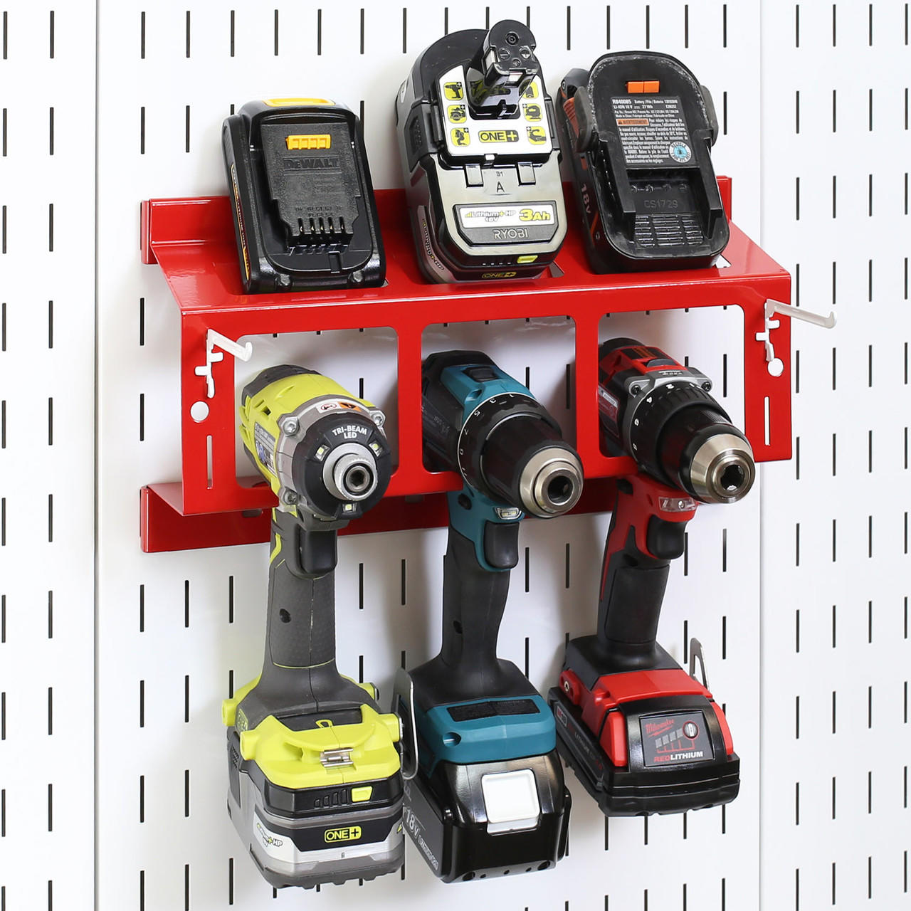 Pegboard Rack for Drills and Power Tools