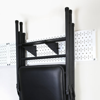 8in x 32in Horizontal Metal Pegboard Tool Board Panel