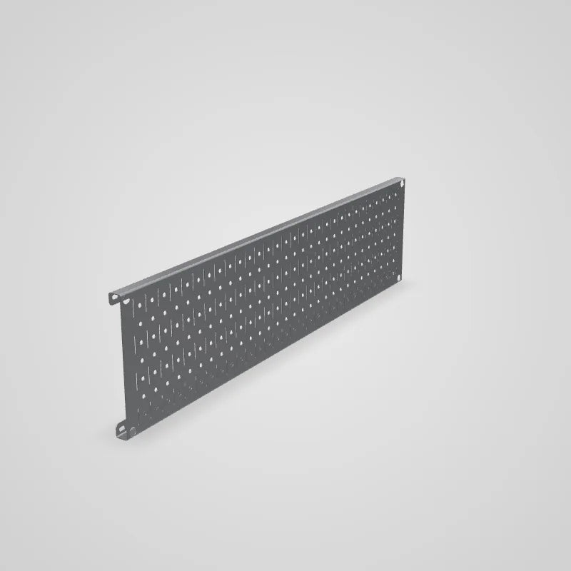 8in x 32in Horizontal Metal Pegboard Tool Board Panel - 3D preview