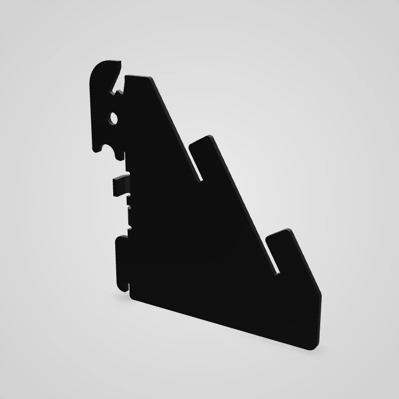 Slotted Metal Pegboard Slotted Bracket Pair - 10-CN-104 - 3D preview