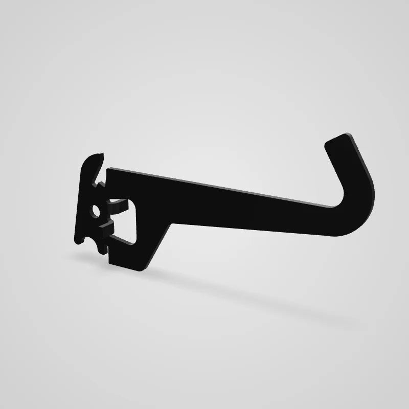 Curved Tip Slotted Pegboard Hook (4) Pack - 3-1/2 Reach - 10-HZ-103 - 3D preview