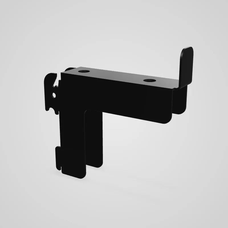 4in Short Stout Sturdy Heavy Load Pegboard Wall Hook Pair - 10-SAS-0104 - 3D preview