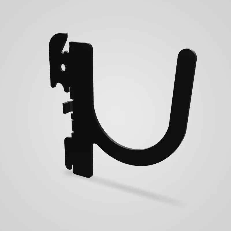 U-Shaped Slotted Pegboard Hook (2) Pack - 3in Reach - 10-UH-003 - 3D preview