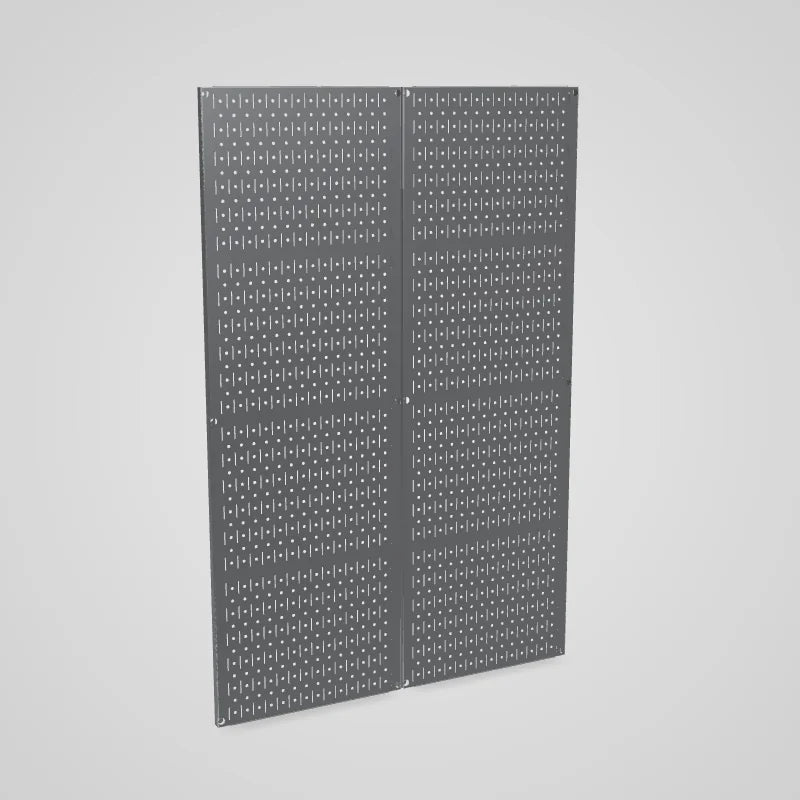 Limited Stock - 48in Custom Pegboard Pack - Two 48in Tall x 16in Wide Pegboard Toolboards - 4 Foot Pegboard - 3D preview