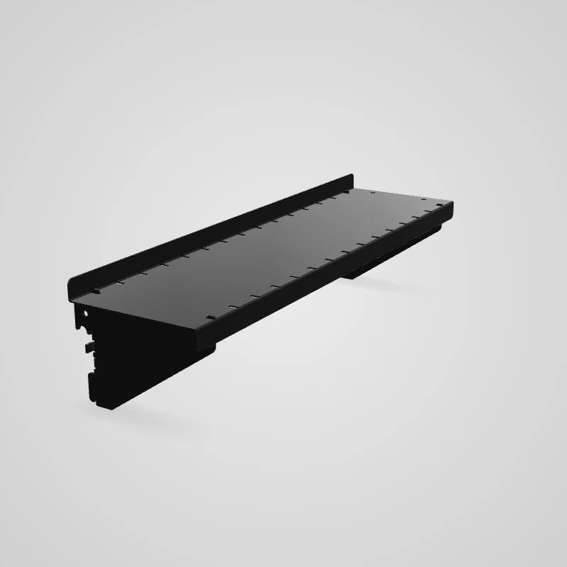 4in Deep Slotted Metal Pegboard Shelf Assembly - ASM-SH-1604 - 3D preview