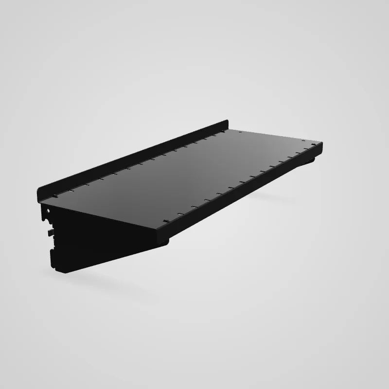 6in Deep Slotted Metal Pegboard Shelf Assembly - ASM-SH-1606 - 3D preview