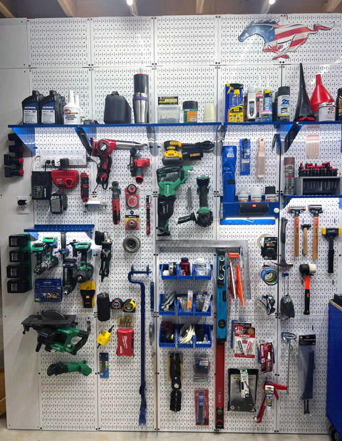 Loaded Up Pegboard Wall