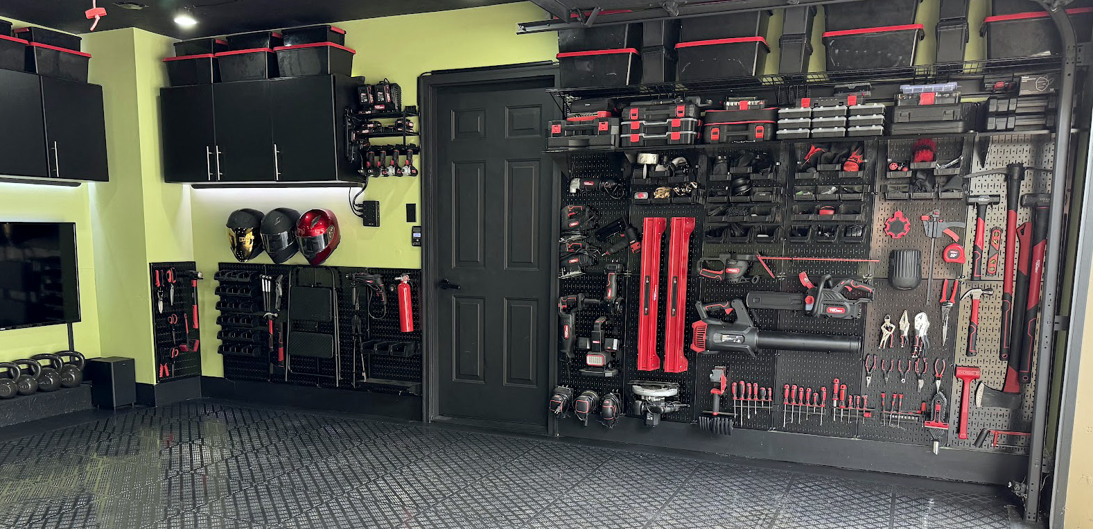 Maximize Garage Wall Storage Space with Pegboard